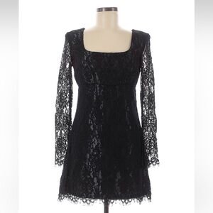 Nanette Lepore Empire Waist Black Dress